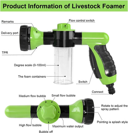 8-in-1 Dog Shower Sprayer